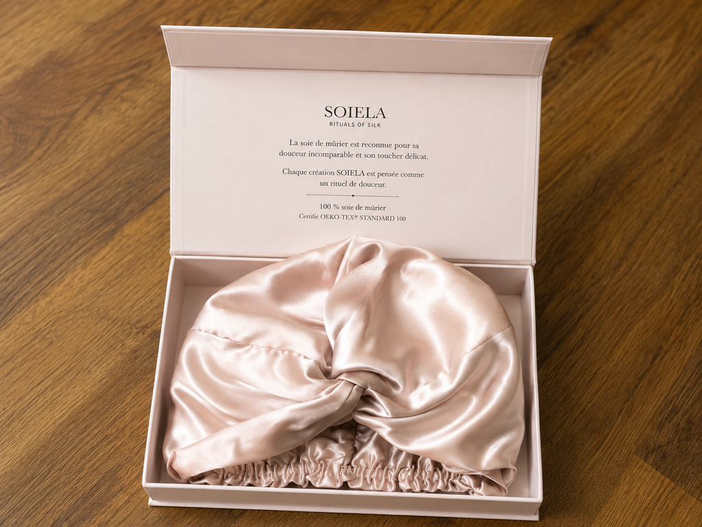 22 Momme Mulberry Silk Sleep Cap | SOIELA