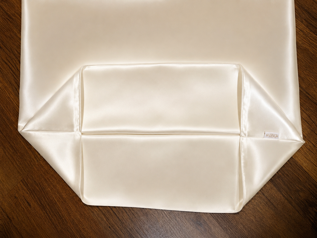 Taie d’oreiller en soie de mûrier 22 momme 65×65 | SOIELA