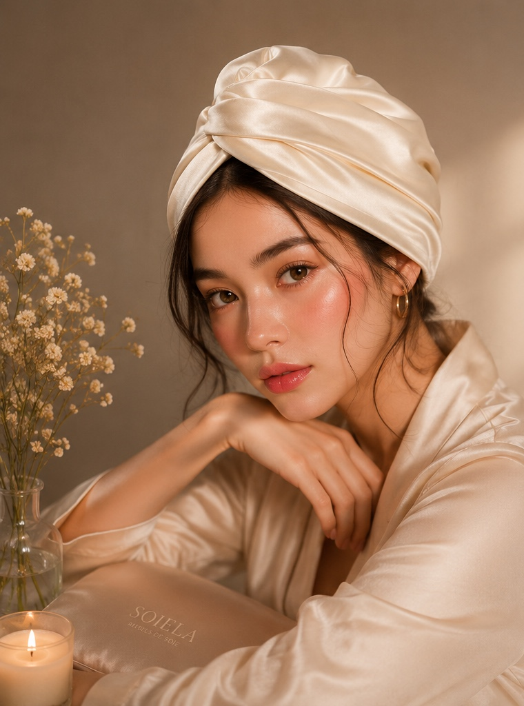 22 Momme Mulberry Silk Sleep Cap | SOIELA